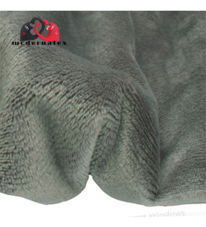 Minky mikroplyš jednobarevné barva šedáJednofarebná látka Minky mikroplyš farba